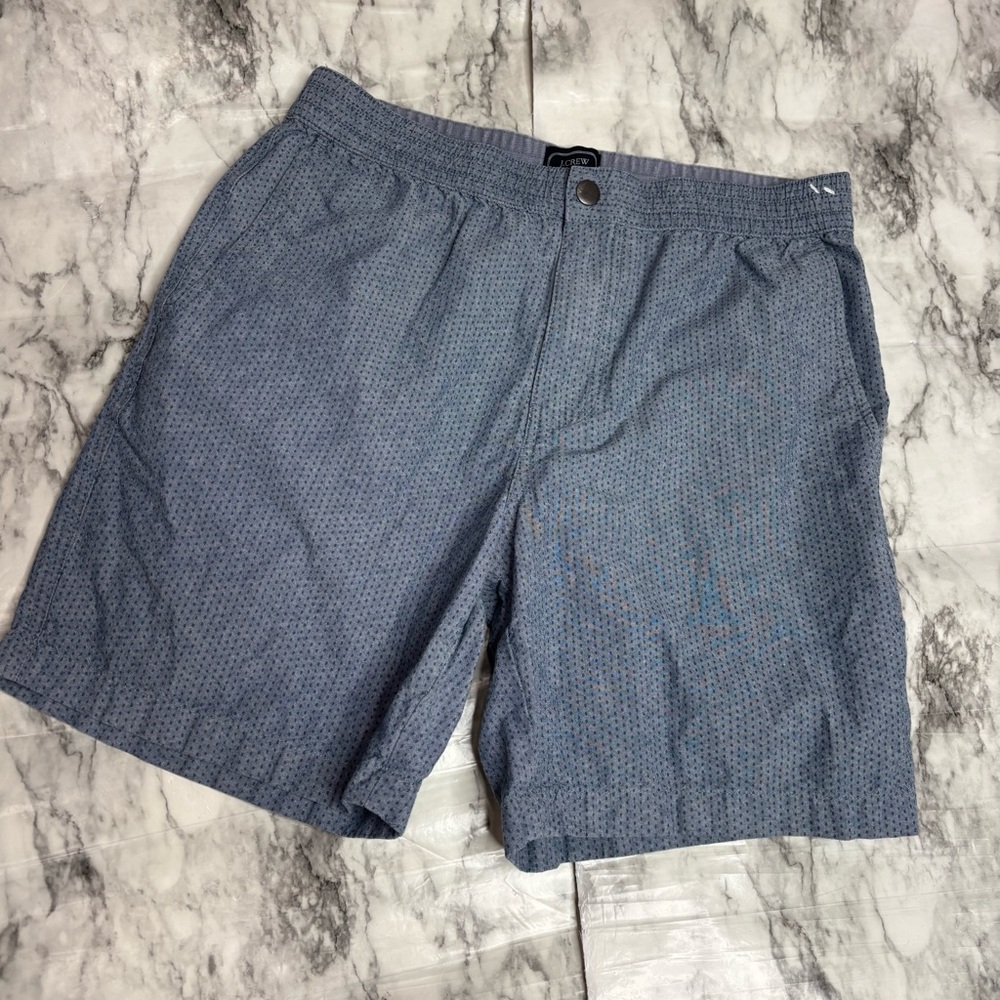 J.Crew Trippershort size medium 100% Cotton Men’s shorts blue grey casual